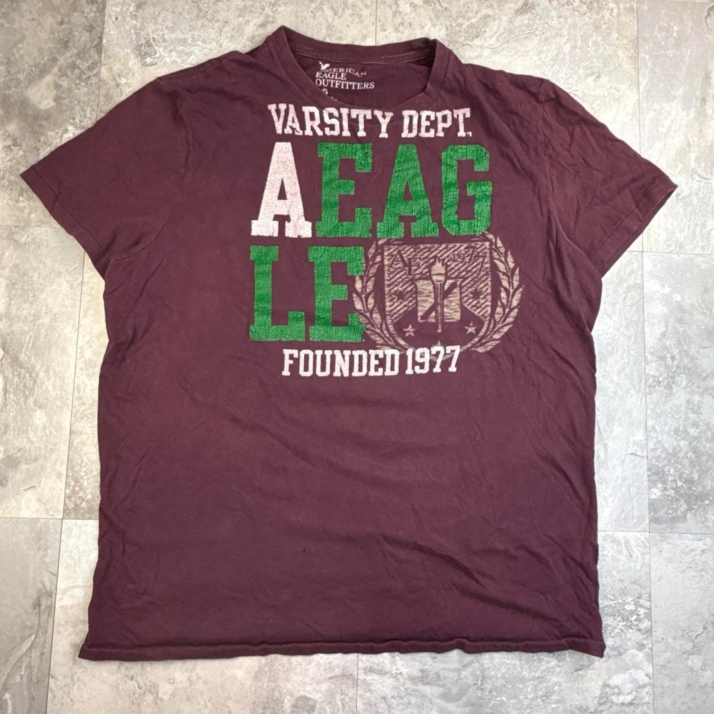 Y2K big graphic american eagle graphic T shirt size large
